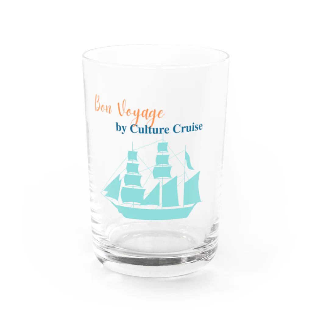 Culture Cruiseストアの「Bon Voyage」by Culture Cruise Water Glass :front