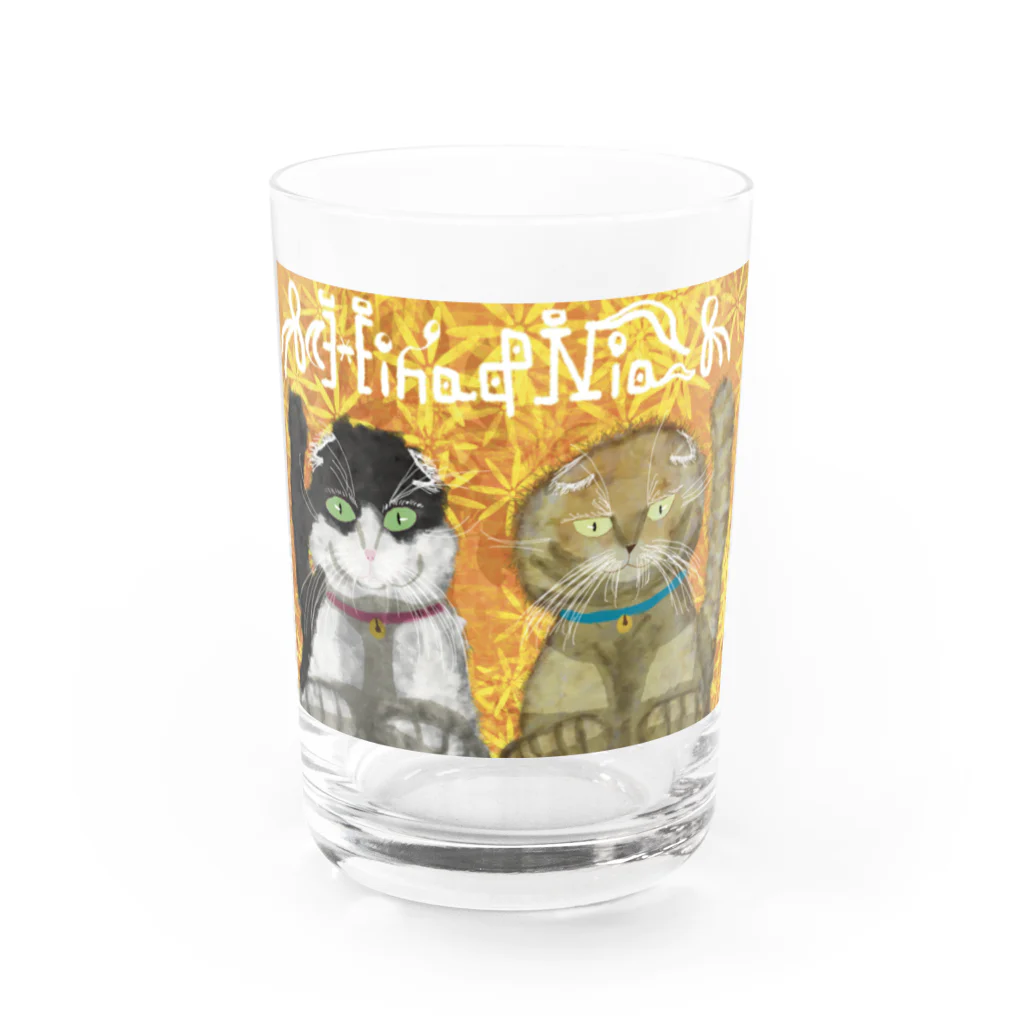 AkironBoy's_Shopの愛猫「Hina&Nia」Part-2 Water Glass :front