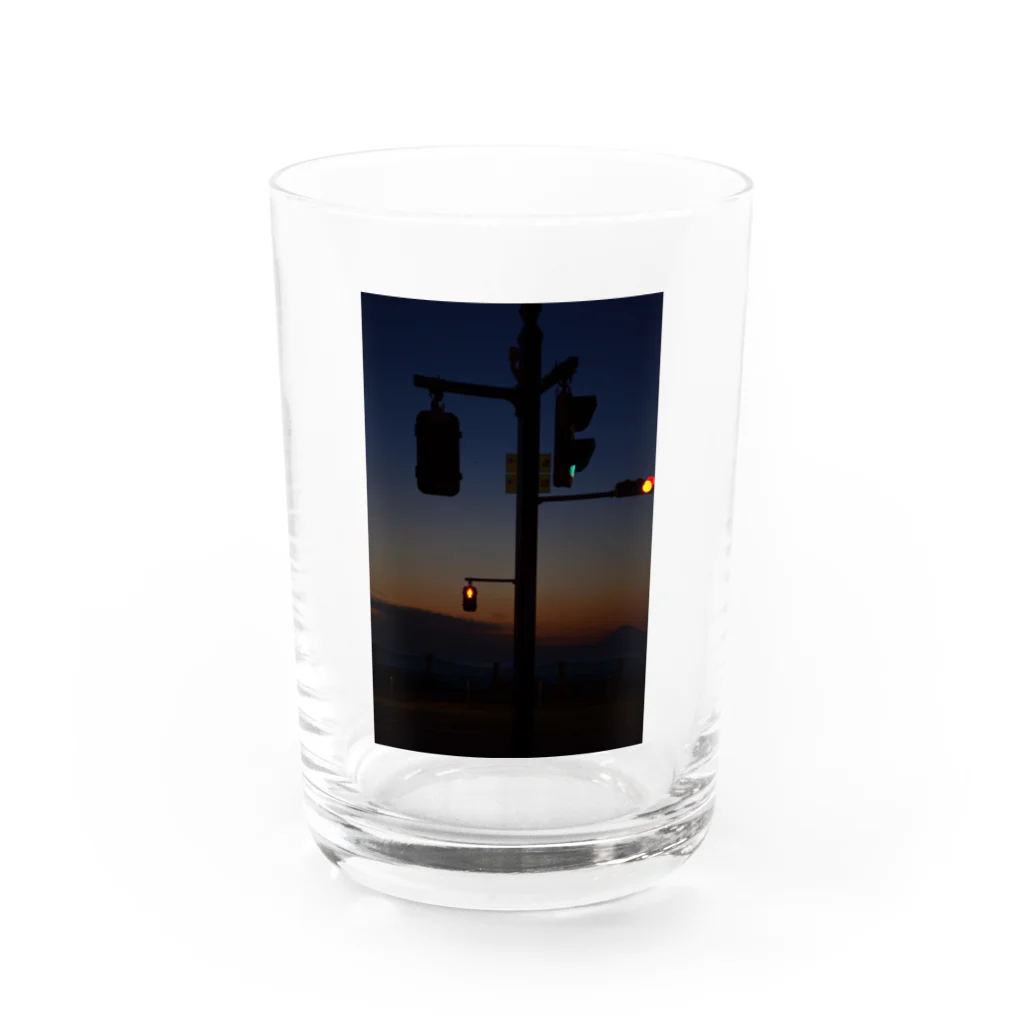 K-sampoのガラスのサンセット（グラス） Water Glass :front