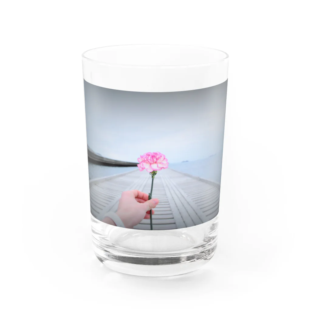 K-sampoのガラスのカーネーション（グラス） Water Glass :front