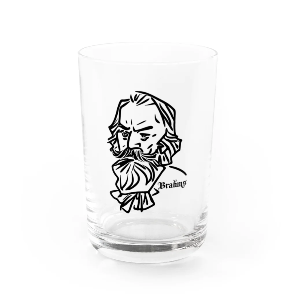 GraphicersのBrahms Water Glass :front