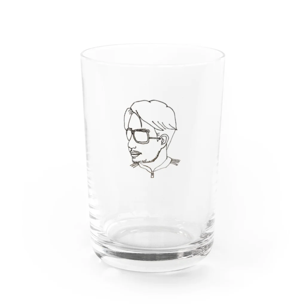 yukappeeeeのジャージにグラサン。 Water Glass :front