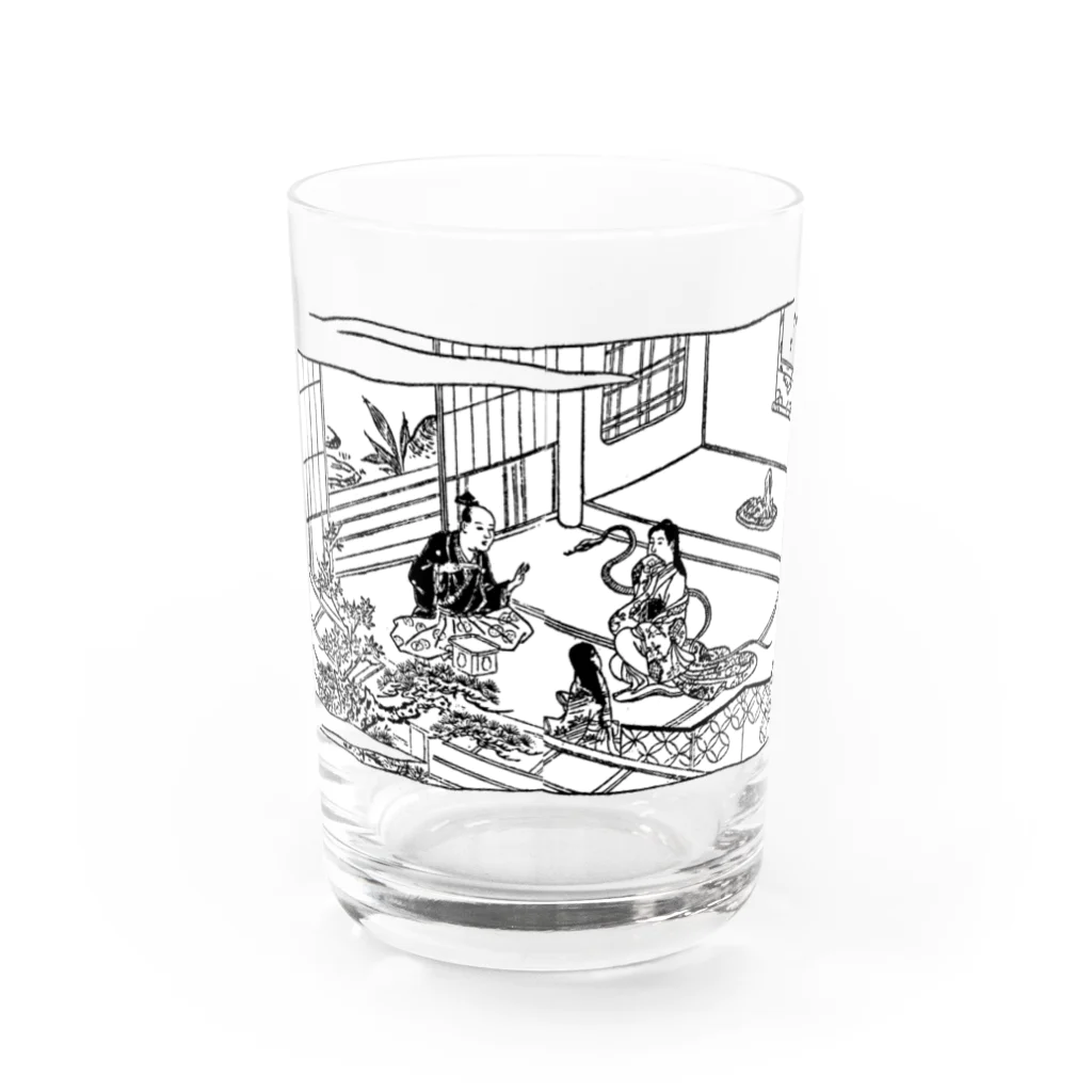 メディア木龍・谷崎潤一郎研究のつぶやきグッズのお店の蛇性の Water Glass :front