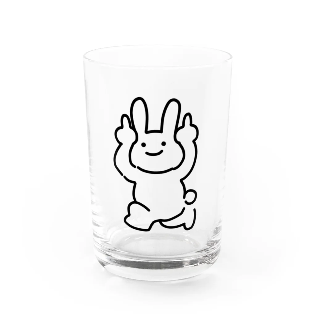 パッパラパーティのパリピのうさぎ Water Glass :front