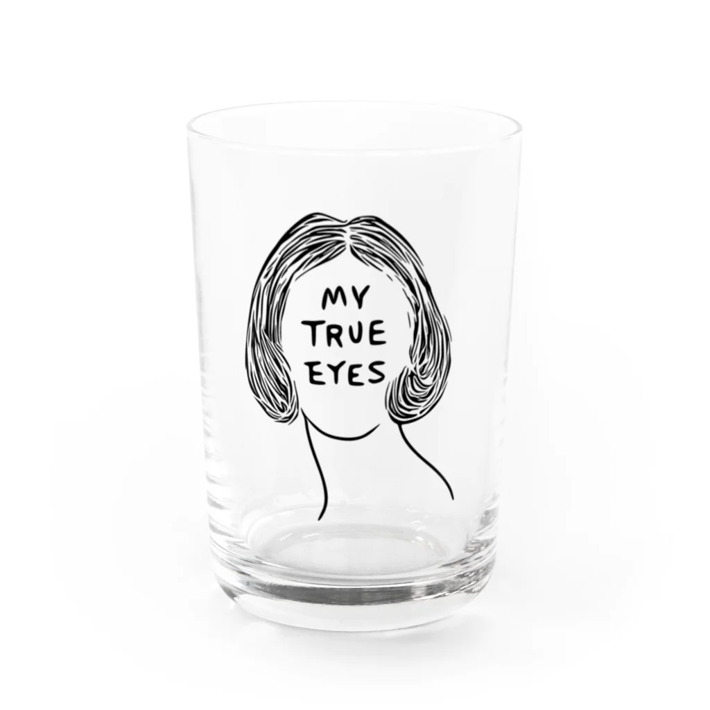 GraphicersのAnonymous 1 Water Glass :front