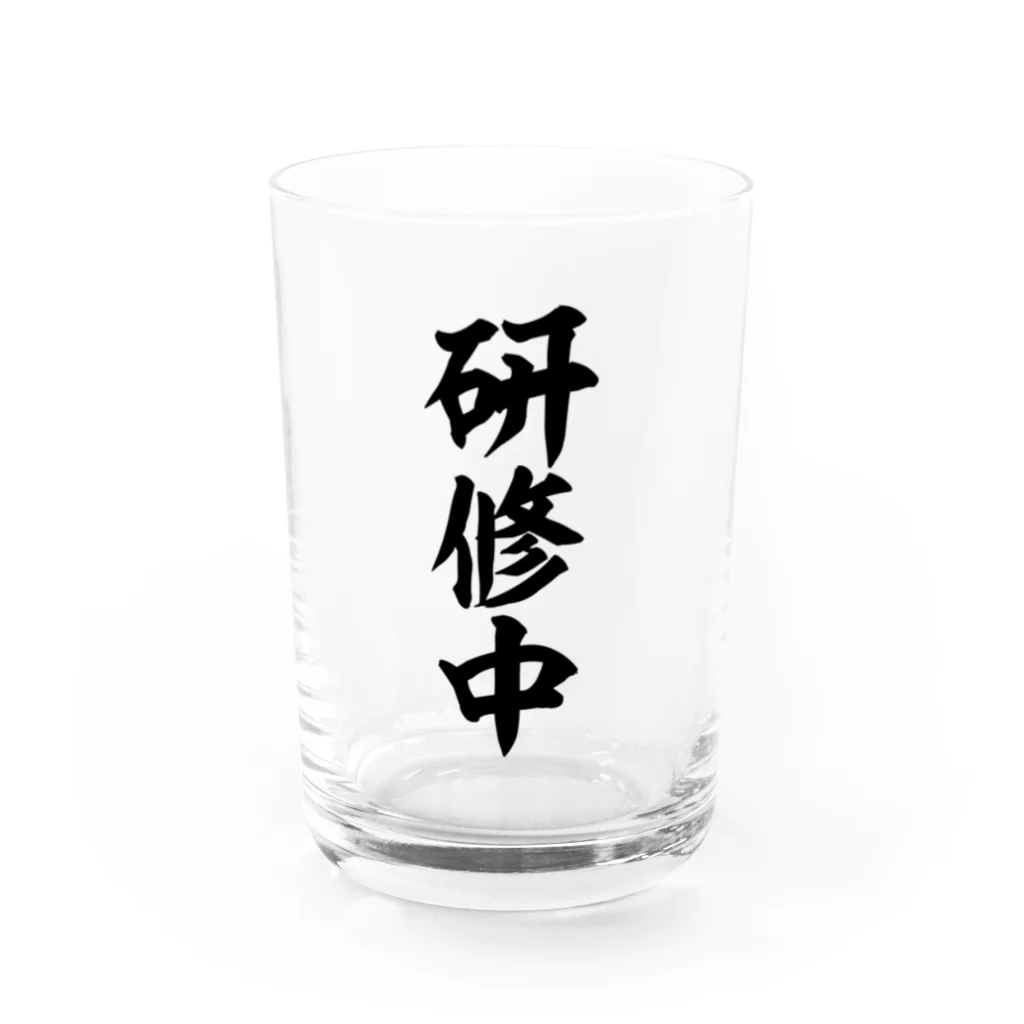 面白い筆文字Tシャツショップ BOKE-T -ギャグTシャツ,ネタTシャツ-の研修中 Water Glass :front