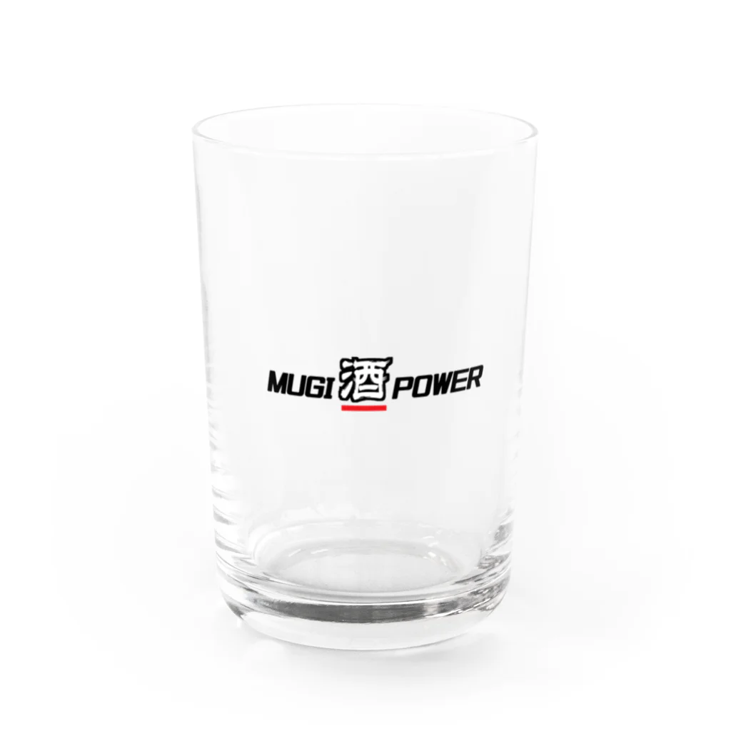 むぎ酒バイクちゃんねるSHOPのむぎ酒パワー　グラス Water Glass :front