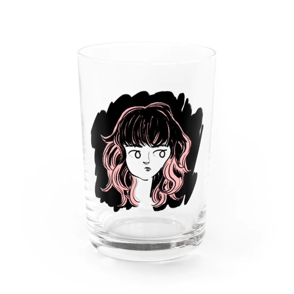 ○△□のあっち向いてホイ Water Glass :front