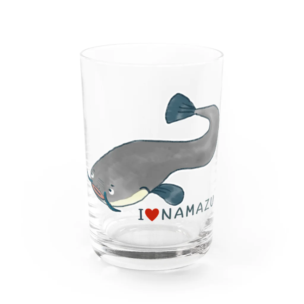 イラストレーター yasijunのＩはーとＮＡＭＡＺＵ Water Glass :front