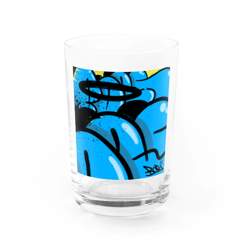 グラフィティショップのBORL Water Glass :front