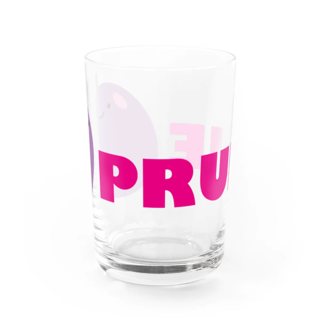 ゴロニャーのダサT屋さんのプルーンさん #プルーンの日 グラス前面