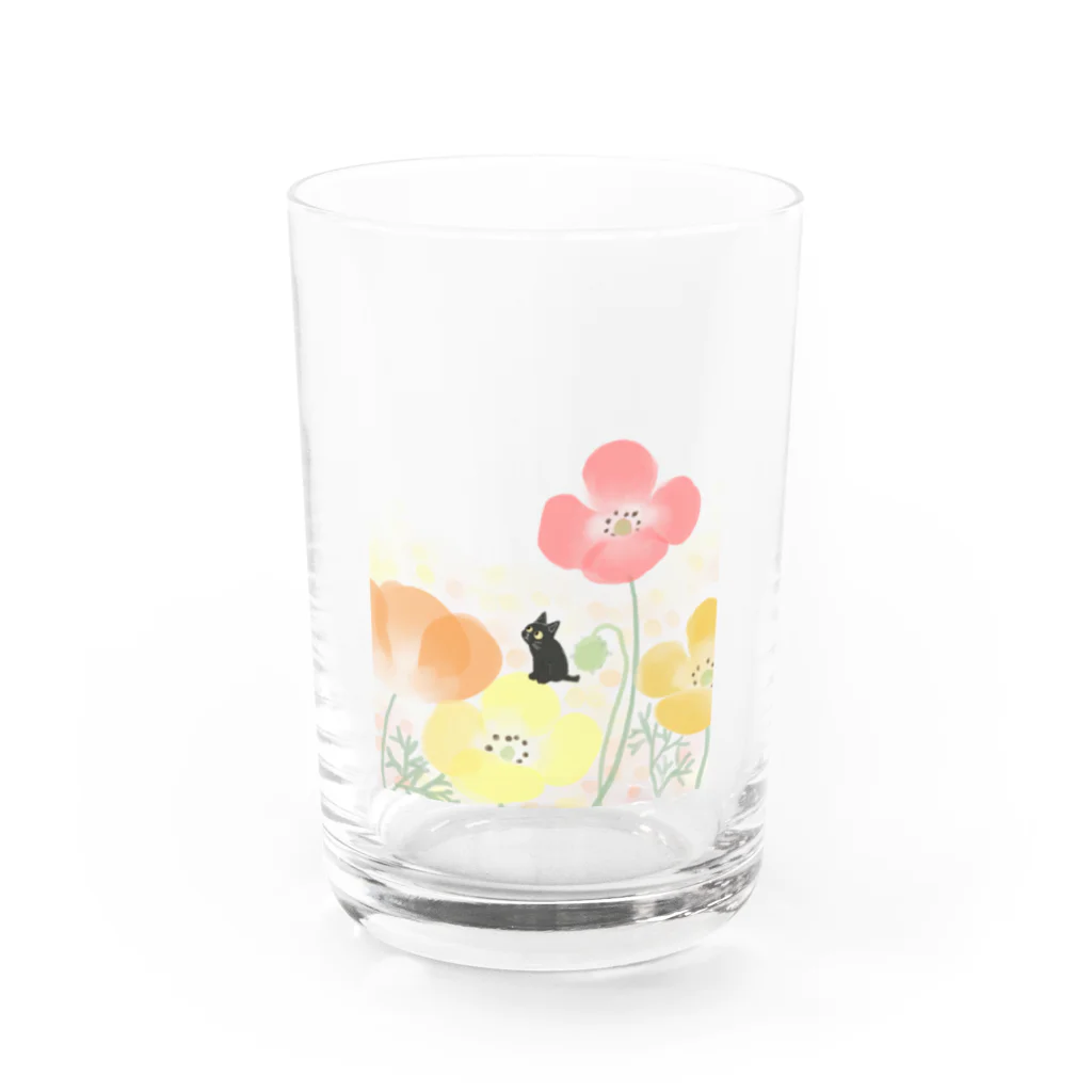 黒豆堂の春風 Water Glass :front