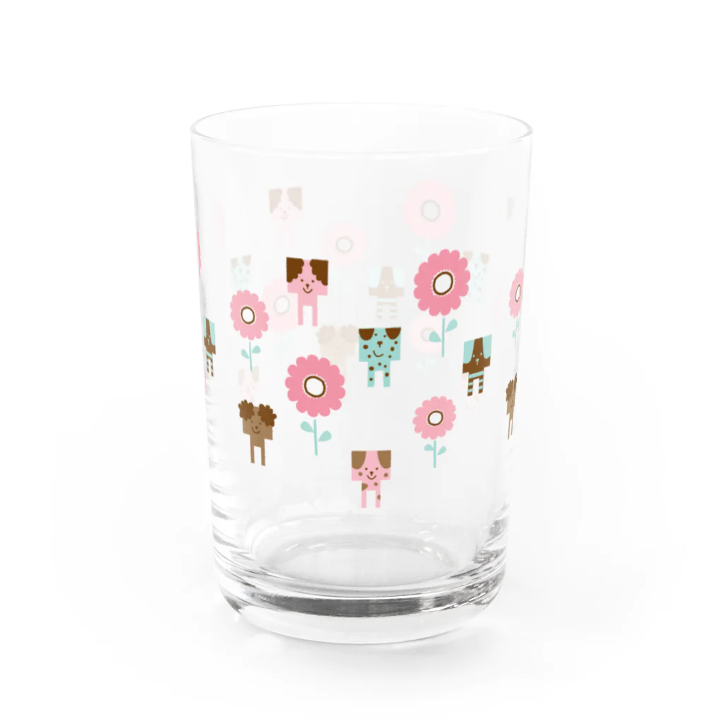 カレ　ミニョン　carre mignonのhana Water Glass :front