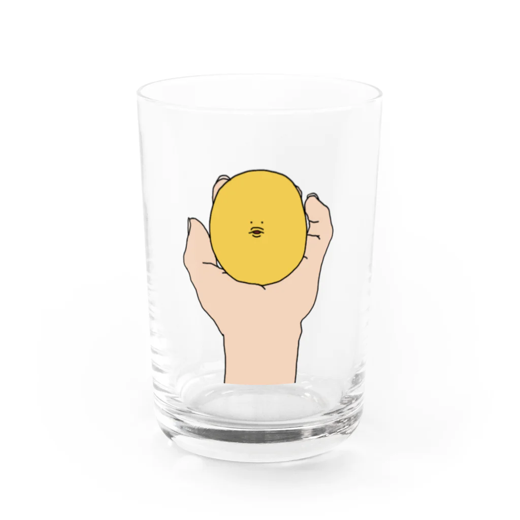 ぽたおのおみせの手のうちのぽたお Water Glass :front