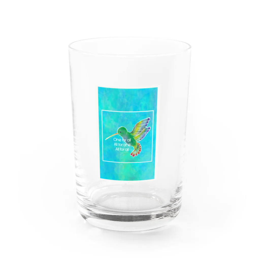 ❤Loveちゃんshop❤のハチドリさん③ Water Glass :front