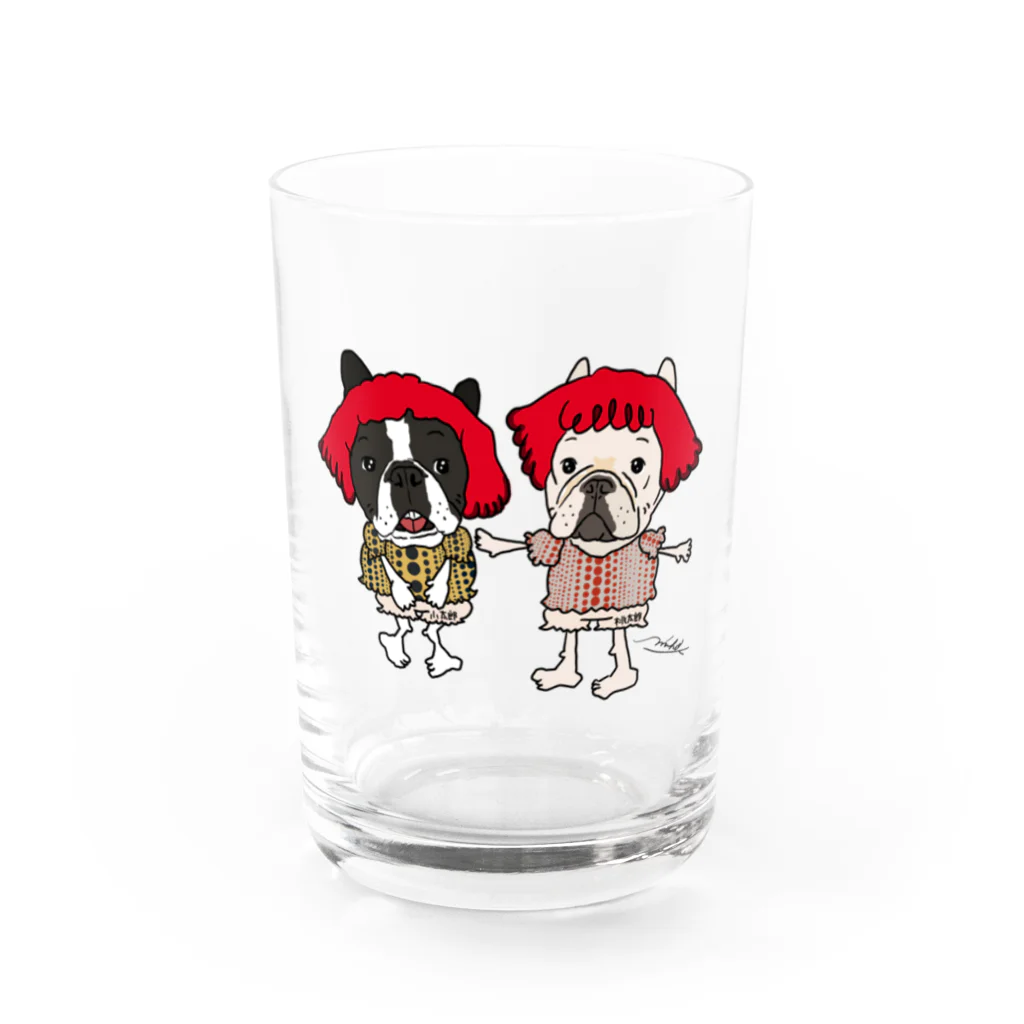 BULL HAWAII mihoデザイのフレブル　コタモモちゃん Water Glass :front