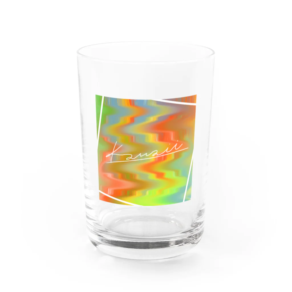 桜春季のkawaii Water Glass :front