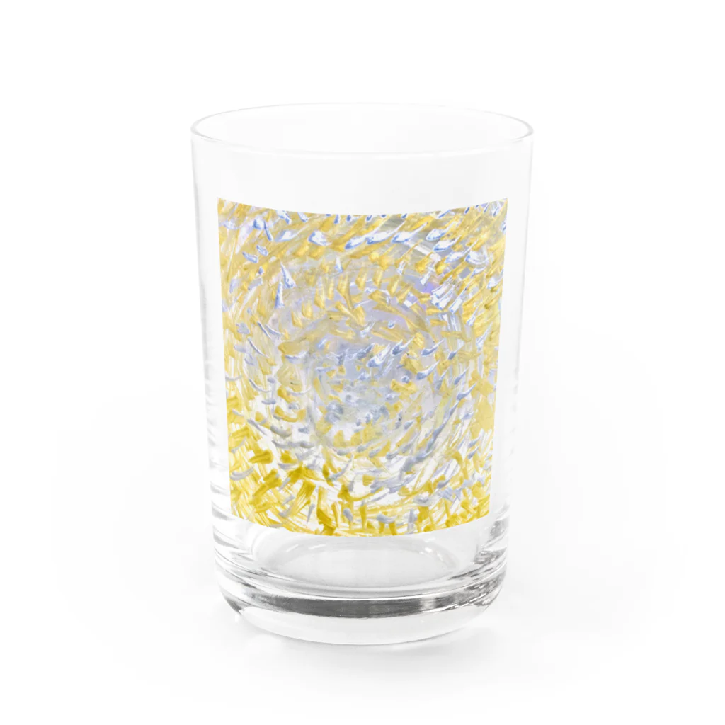 Art Prism -Nero-のマタハリ(太陽) Water Glass :front