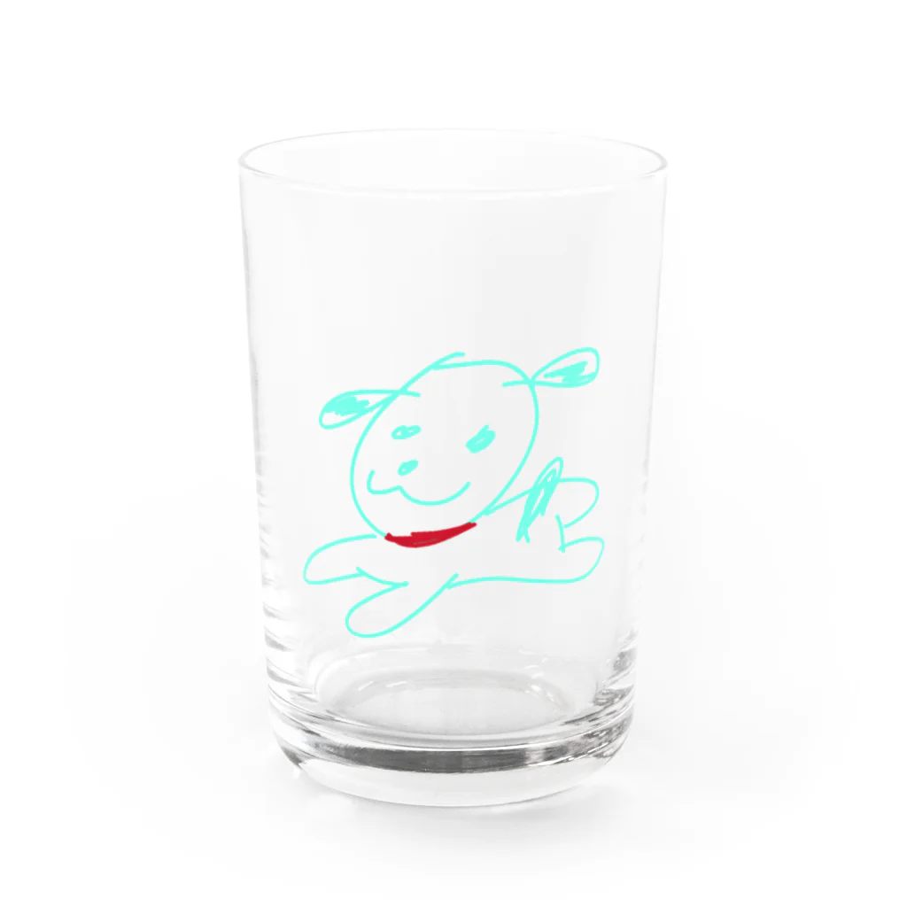 谷子のいーぬー Water Glass :front