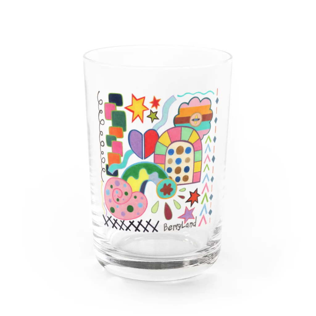 Berry Land storeの遠足 Water Glass :front