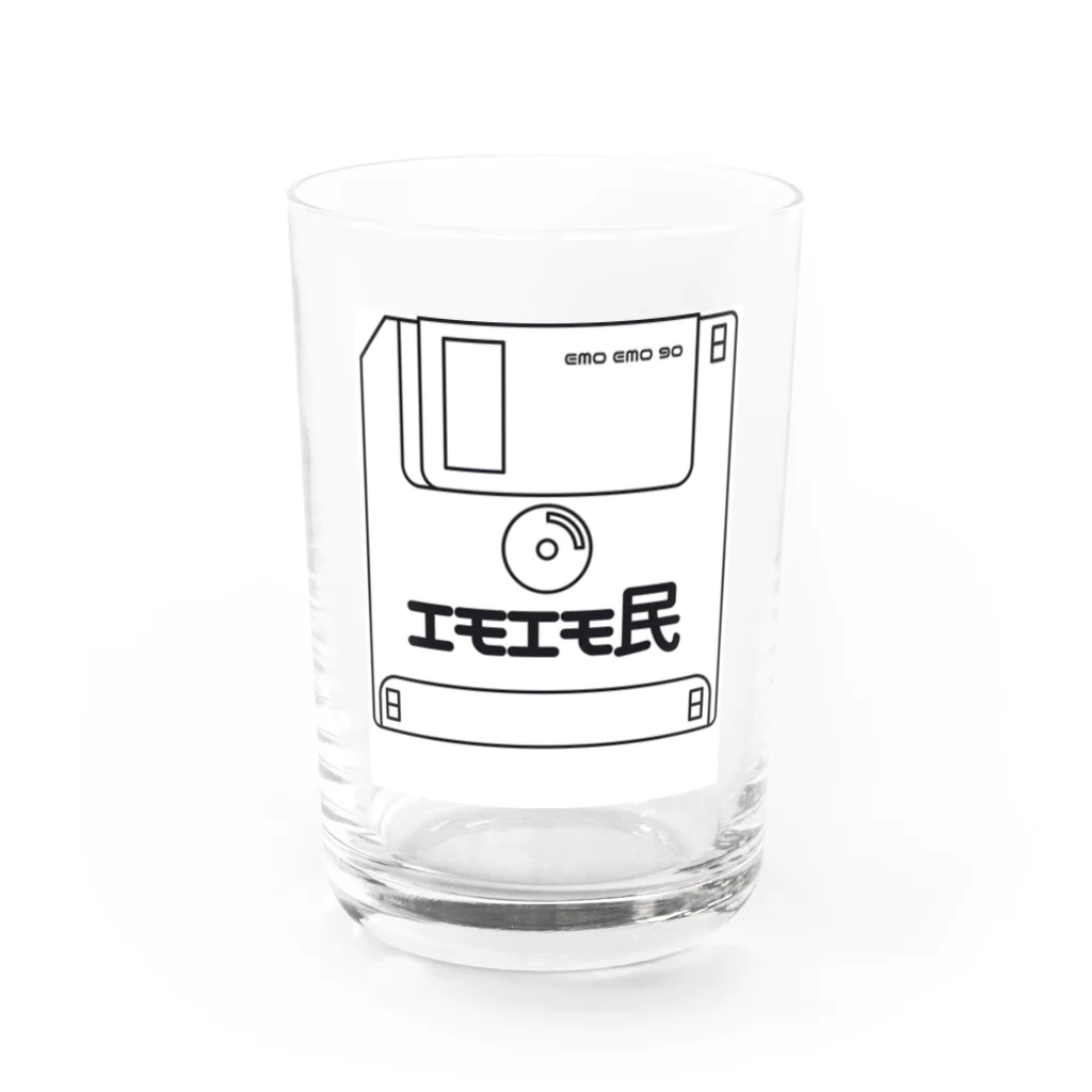 ファンシーショップ「エモエモ」のエモいグラス Water Glass :front