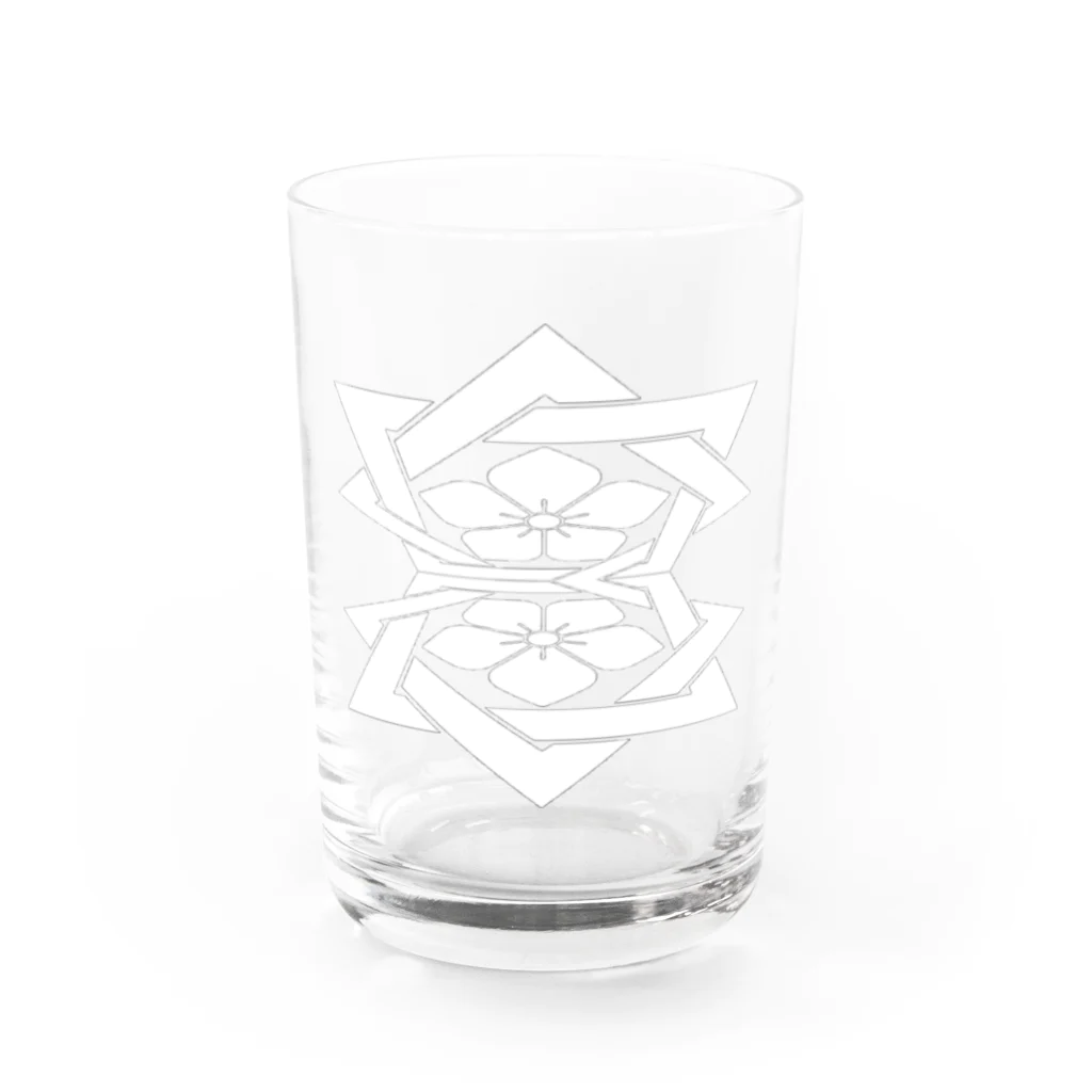 RMk→D (アールエムケード)の桔梗紋 白 グラス前面