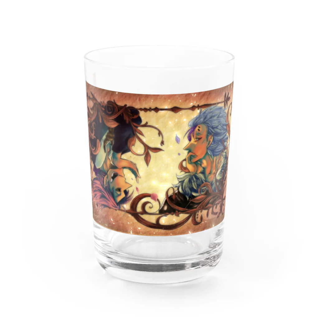 魔国HELLROTEの心想ウ言ノ葉 Water Glass :front