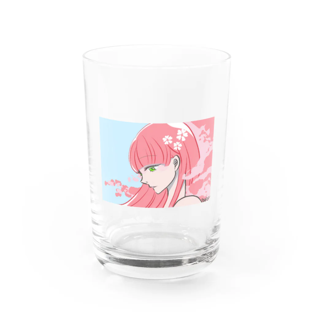 ヨシダ マコのＳＡＫＵＲＡ Water Glass :front