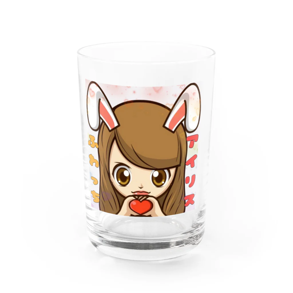 アイリスまにあ(shop名考え中🤔w)の①アイリス白バニー Water Glass :front