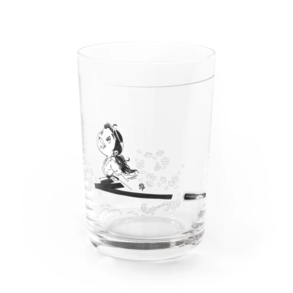 Kotobuki-Nanami design’sのBUDO-Girl 4月 Water Glass :front