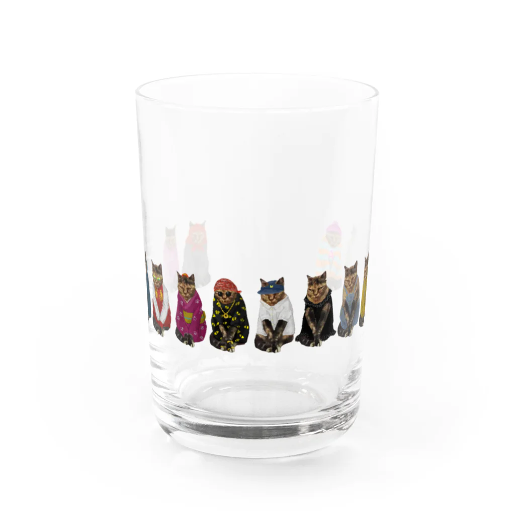 Washiemon and Ai-chan's ShopのAi-chan's Fashion Show Water Glass :front