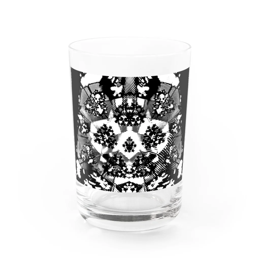 【雨の日曜日】のkaleidoscope PANDA Water Glass :front