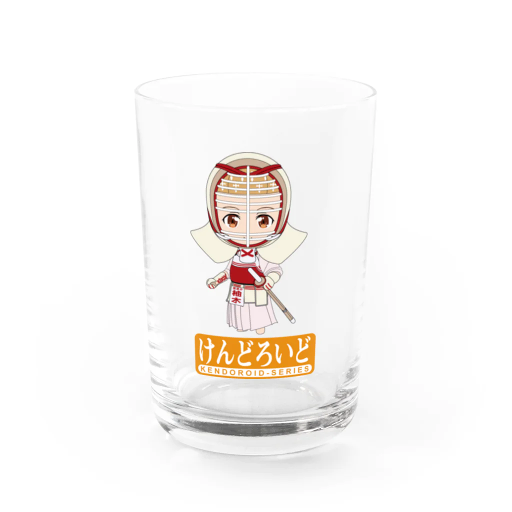ZAC99のけんどろいど Water Glass :front