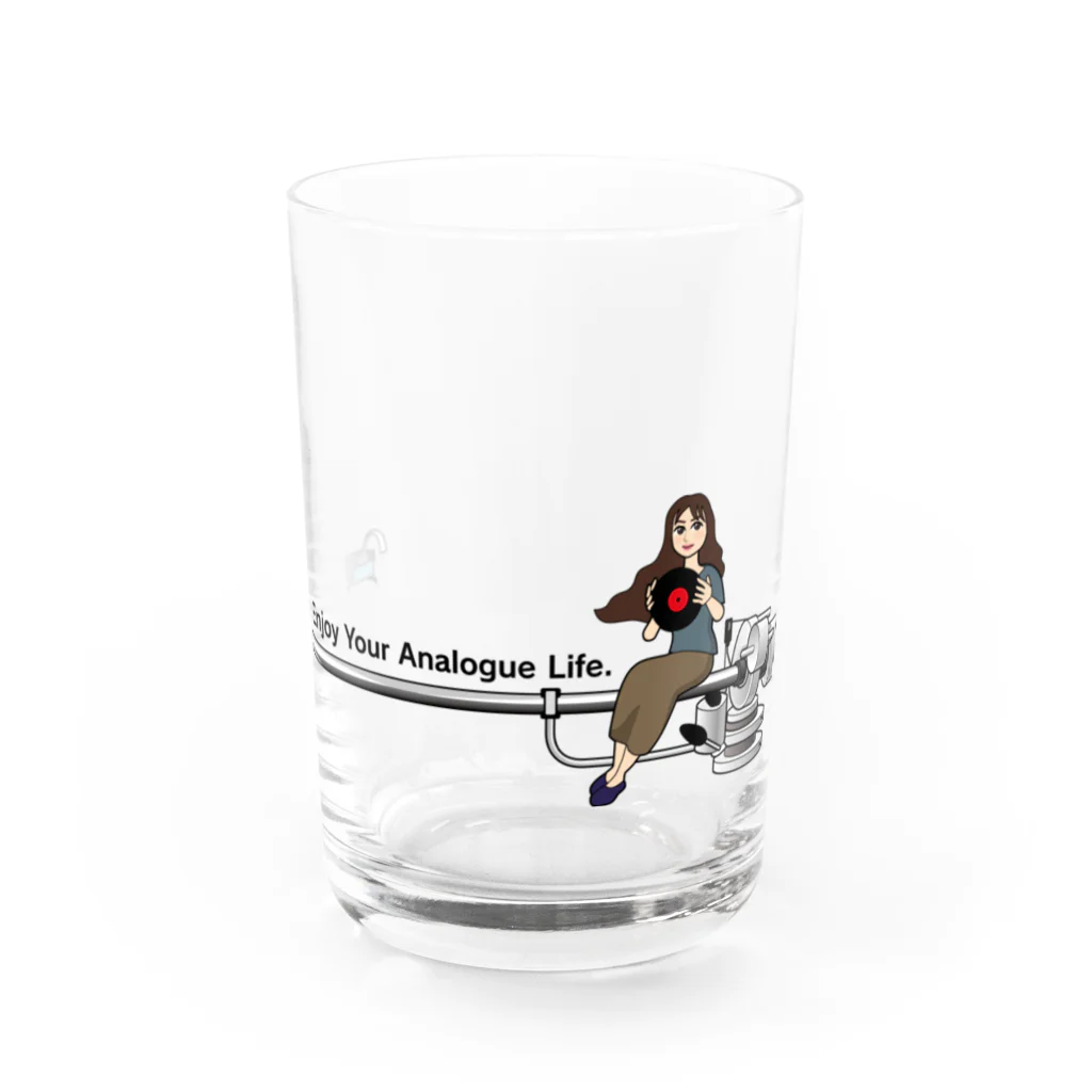 MonosteのEnjoy Your Analogue Life. Water Glass :front