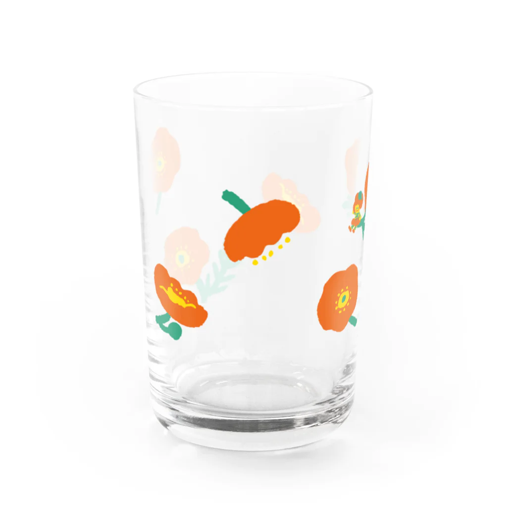 nicottoにこりのポピ〜のコップ Water Glass :front