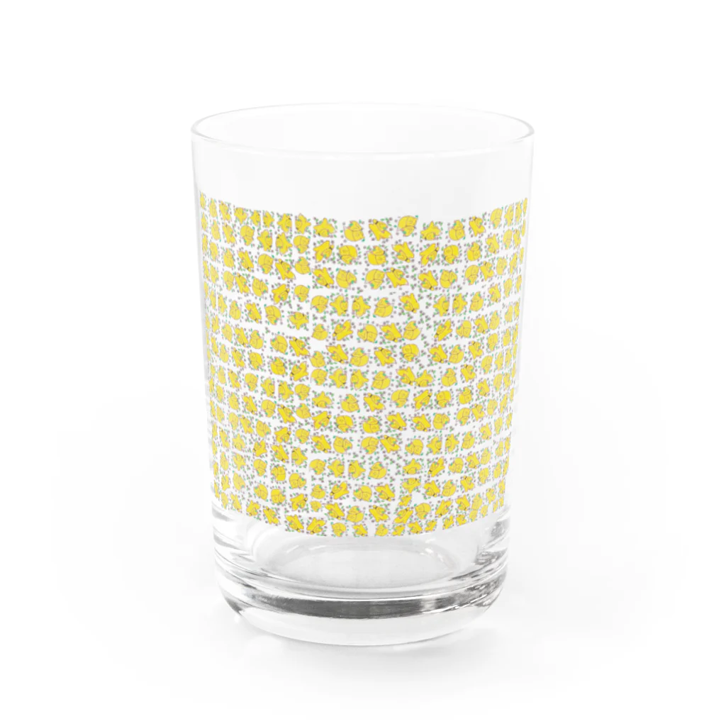 月彩宮SUZURI支店のkogitsune o-kon! うじゃうじゃ Water Glass :front