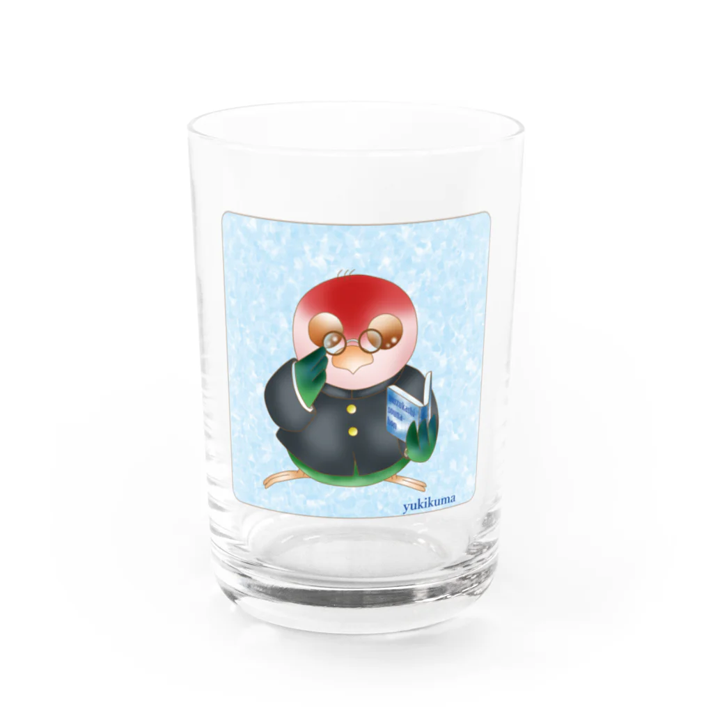 ゆきくま＠りぼん*りすとの学生こざくらんその１ Water Glass :front