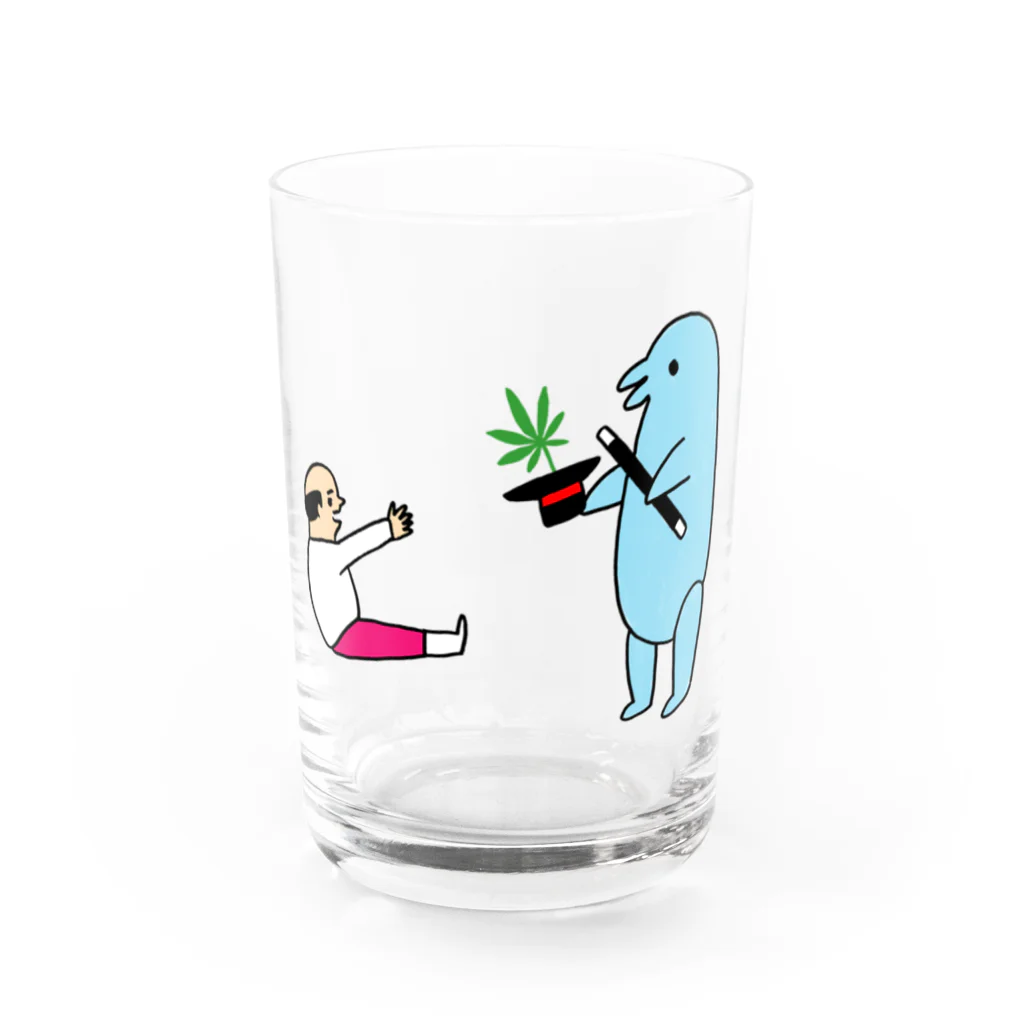 花くまゆうさくの手品 Water Glass :front