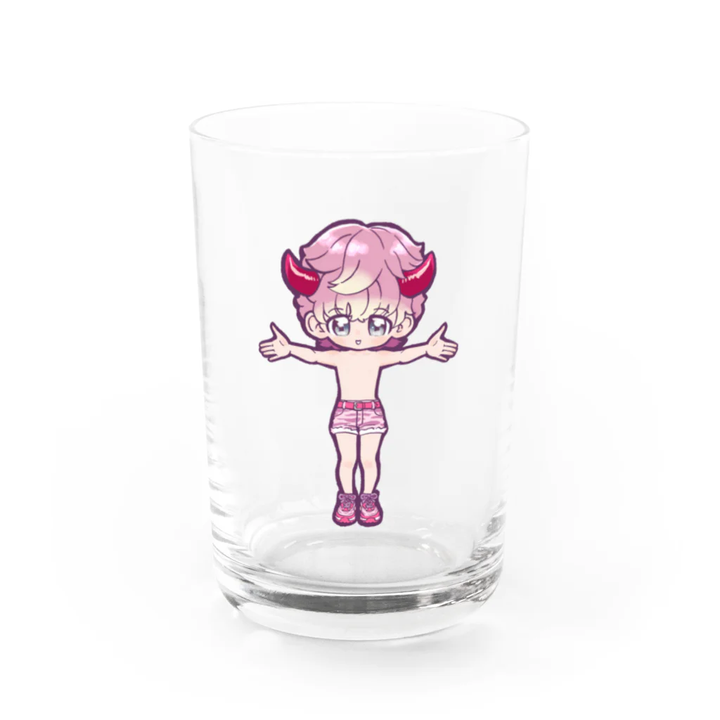 miyamon @創作BLの#小鬼哲平（ハグ待ち） Water Glass :front