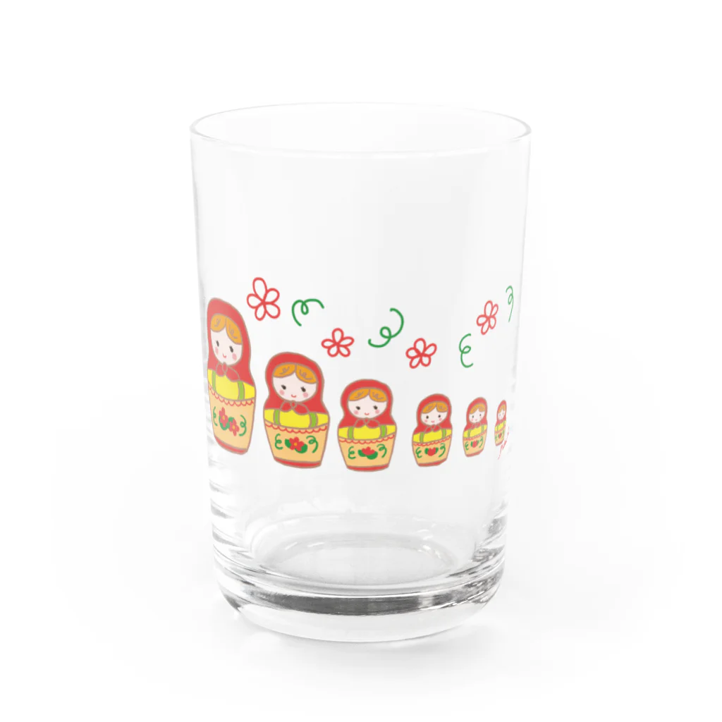 Miki Orangeのマトリョーシカ Water Glass :front