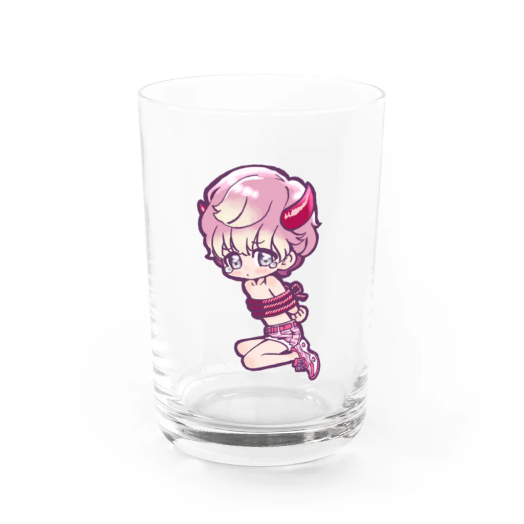 miyamon @創作BLの#小鬼哲平 - 縛られver Water Glass :front