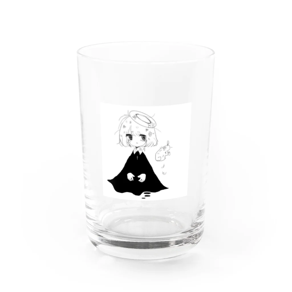 巳の天使(傷だらけ) Water Glass :front