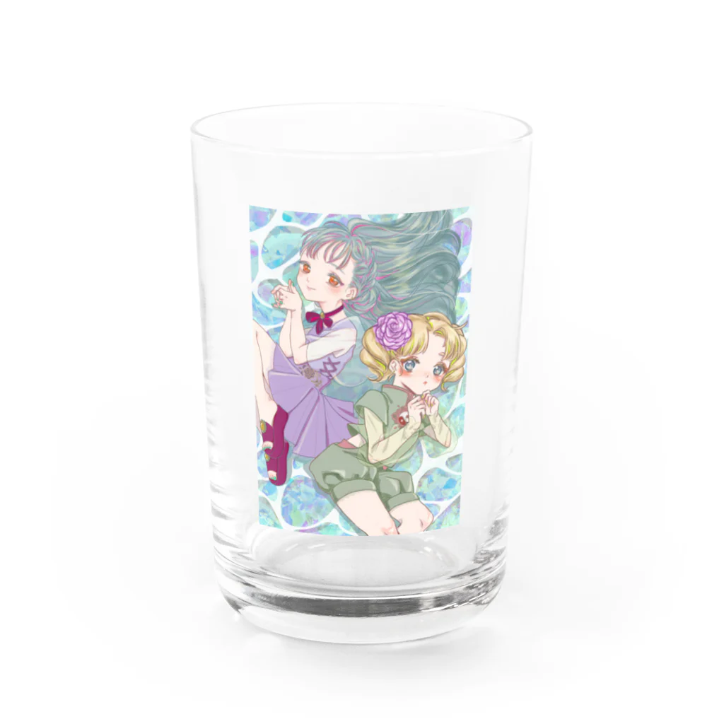 きなこぐらし。の水面華 Water Glass :front