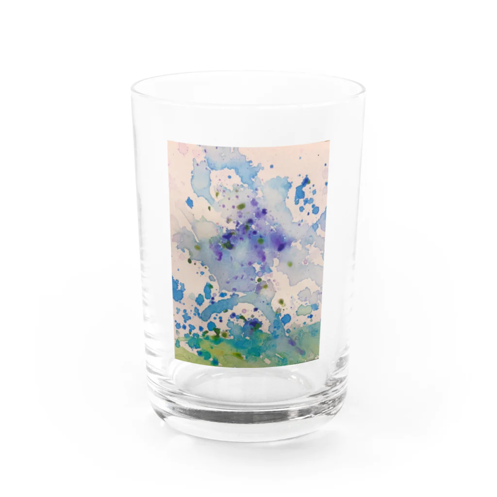 小さな絵描きさんのせかい Water Glass :front