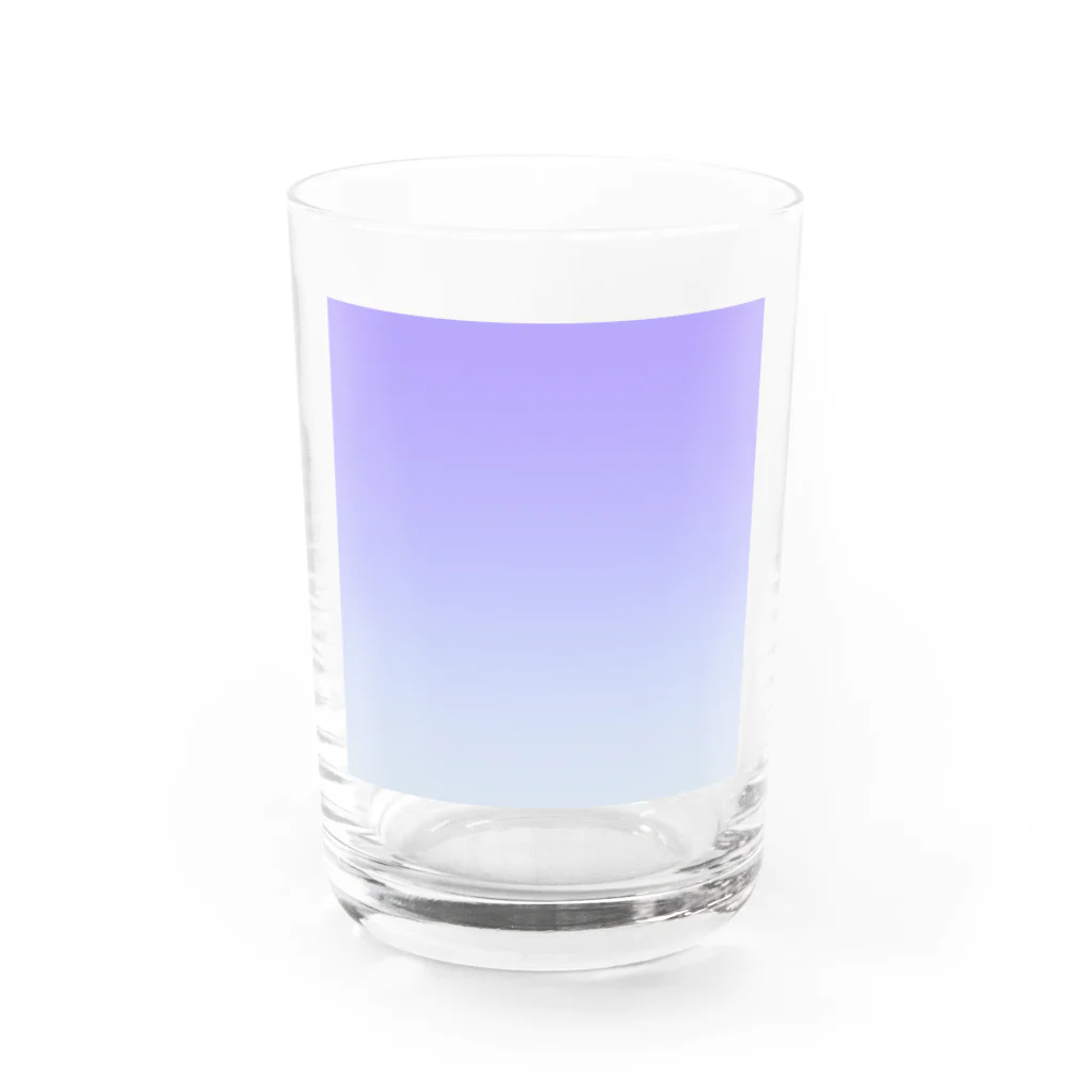 ぽぬぞぬのグラデーション Grape Meringue Water Glass :front