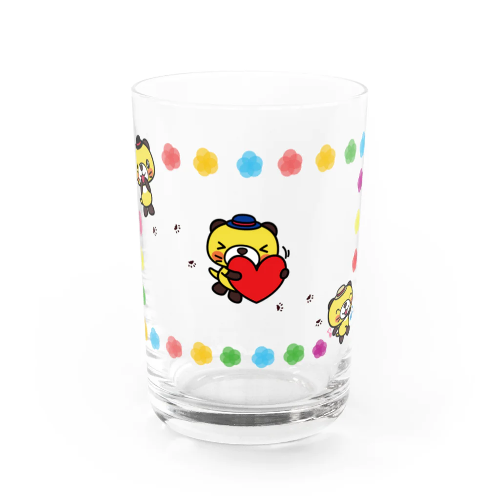 Qnosuke☆official SUZURIshopのらんらん♪ Water Glass :front