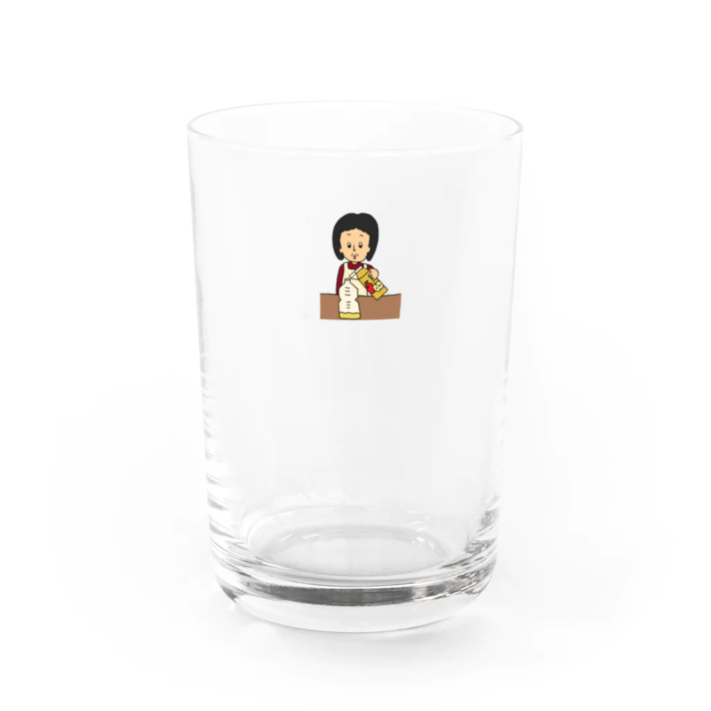 うなぎ屋のパラダイスまりちゃん Water Glass :front