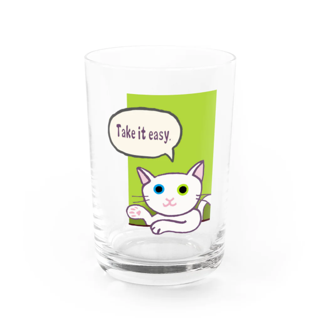 SU-KUのTake it easy Water Glass :front