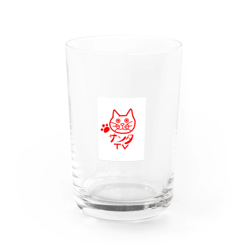 j8v5のサンタTV Water Glass :front