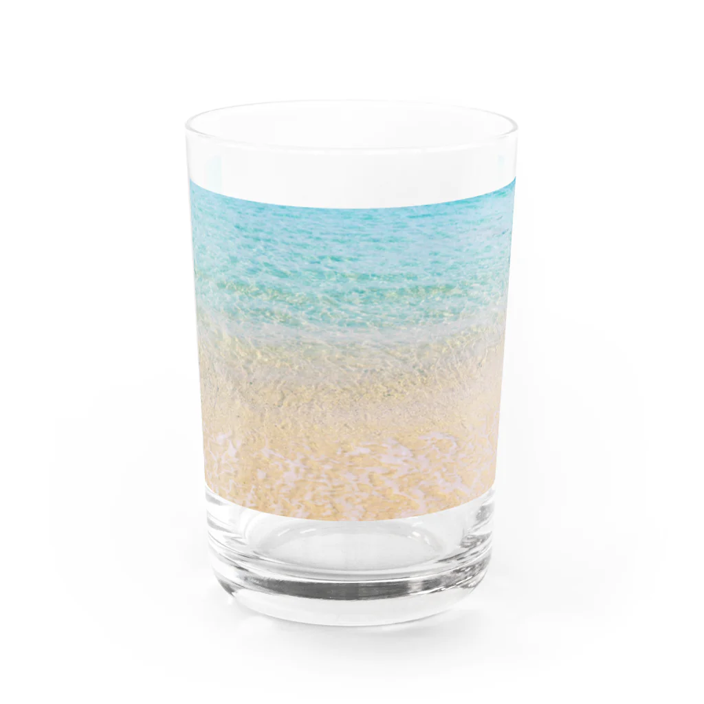 pino子 shopの透明な海【風景写真】 Water Glass :front